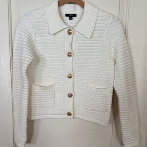 DREW Dahlia Cardigan with Gold Accent Buttons Size XS NWOT